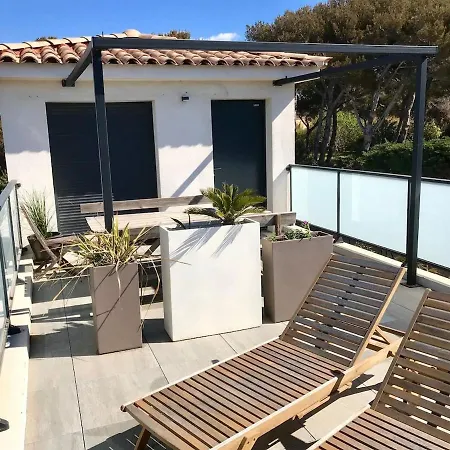 Toit Terrasse Les Embiez شقة *